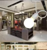 LED hose track shoot E26 E27 lamp long rod bending light clothing stores according to draw the background wall track light