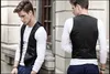 Fall-Man Vest Stage Bar Service Bright Cover Cardigan Gilet Performance Show Sans Manches Sequin Avec Ceinture Formelle Hommes Gilets