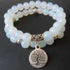 SN0644 Дерево Жизни ювелирные изделия йога браслет мала браслет опалит медитации браслет укладки браслет подарок на День Рождения для нее