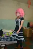 2016 New Arrival Kobieta Kig Japoński Anime Silikonowe Maski Cosplay Kigurumi Realistyczne Living Doll Crossdresser może dostosować włosy / oczy