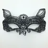 Черная маска Monster Mask Half Face Lace Masks Sexy Masquerade Eye Mask Cutout Veil Mask Carnival Prom Party Mask бесплатная доставка