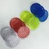 grinder 60mm 3 piece plastic grinder with green red blue clear plastic teeth colorful herb tobacco grinders for smoking fast shipping