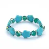 Ordine misto gratuito mix stile turchese perline di cristallo braccialetto di perline fatto a mano anti-affaticamento braccialetto diffusore da donna per uomo gioielli di moda