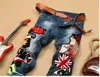 Hot Sale Patchwork Jeans Men 2020 Ny Skinny Fashion Biker denim Övergripande byxor Casual Herrkläderep2f