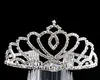 Meninas coroas com strass jóias de casamento headpieces festa de aniversário desempenho pageant cristal tiaras acessórios de casamento BW-T007