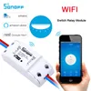 Sonoff WiFi 스마트 무선 스위치 원격 제어 자동화 릴레이 모듈 Universal DIY Smart Home Domotica 장치 10A 220V AC 90-250V