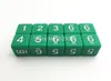 Whole10PCSSet TAMPG Högkvalitativ färgglad D6 Dice Set Opaque EffectDungeons and Dragons 6 Side Digital Dicedigital NumBe1434514