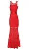 Spitze Sleeveless Langes Kleid Spitze Sleeveless Sexy Formale Cocktailkleid Party Maxi Langes Kleid Ärmelloses Kleid