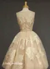 Retro 1950's Vintage Wedding Dresses High Quality Ball Gown Tulle Lace Women Wear Bridal Party Gowns