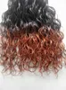 Novo Estilo Brasileiro Remy T1B / 350 Witt Ombre Ombre Cor Marrom Extensões de Cabelo Humano 100g Um Bundle 3 Bundles para Cabeça Completa