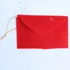 Busta natalizia rossa Biglietti d'auguri natalizi Borsa di caramelle Regali di Natale perfetti per gli amici Forniture natalizie WA1018