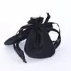 Ювелирные сумки Сумки 30 шт./лот новый дизайн бархат черный ювелирные сумки Сумки 7x8.5 см jewelrys упаковка подходит для бренда ювелирных изделий оптом