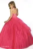 Cute Red Girl's Pageant Dress Princess Ball Gown Party Cupcake Prom Dress For Short Girl Pretty Dress For Little Kid