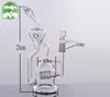 2022 Tree Recycler Triple Perc Glass Hookahs Vattenrör Bubbler 14.4mm Joint Hand Inline Ash Catcher Oil Rigs Pulse Glass Bongs