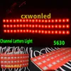 Hot Sale Waterproof Red 12V Led Modules 5630 3LEDs Led Warm/Cool/Blue/Green White Led Advertisement Lighting