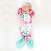 Baby Mermaid Slaapzakken Baby Swaddle voor pasgeborenen Zachte Swaddling Baby Katoen SleepSack Infant Beddengoed 0-24M Kinderkleding Pasgeboren Kleding