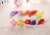 Nya fruktgrönsaker Designer Plush Pluent Toys Children Barn Bil Pendant Mobiltelefon Bag Key Rings Keychain Xmas Gifts 613CM WXK2515838