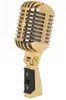 Professionnel Nouveau Microphone Vintage Rotatif de qualité supérieure Microphones Dynamiques Classiques Microfone Rétro pour la Diffusion de Concert Vocal KTV