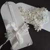 Sparkling Ivory Bridal Gloves Beads Crystal Pearls Wedding Bridal Gloves Wedding Accessories Real Pictures7440411