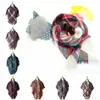 100 * 100cm plaid halsdukar Baby Striped Tassels Scarf Kids Tartan Scarf Wraps Neckerchief Winter Shawl Ring ljuddämpare filtar 100pcs ooa2983