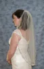 Nuovo in stock Immagine reale Incredibile bordo in organza 1T con pettine Lvory Gomito bianco Velo da sposa Veli da sposa