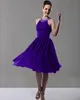 Short Bridesmaid Dresses Halter Sleeveless Knee length Bridesmaid Gowns Sheath Wedding Party Dress