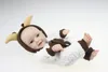 Handmade 10 cal Mini Reborn Baby Doll Full Silikon Baby Toy Collection Doll Reborn Popularnej Księżniczki Dziewczyna So Clever