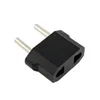 US USA to EU Euro Europe Power Jack Wall Plug Converter Travel Adapter 100PCS free shipping