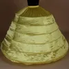 I stock boll klänning petticoats hög kvalitet 6 hoops crinoline underskirt för bröllopsklänning brud klänning bwq0036140966
