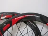 Ffwd Wheelset 60mm Powerway Fast Forward Carbon Bicycle Wheels Red Glossy Clincher Tubular Road Bike Wheelset