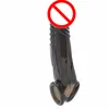 penis sleeve extender, reusable cock ring and penis sleeves, reuseable , sex toys for big dildo realistic penis sleeve
