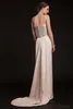 Krikor Jabotian 2019 Luxury Long Beded Robes de soirée Veste élégante Manches longues Perles de cristal plus récentes de célébrités modernes Prom Part4298793