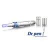 Micro agulha elétrica recarregável derone pen agulha dois modelo de trabalho Dr.pen A6