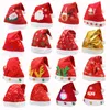 LED Kerstmuts Kind Kinderen Volwassenen Partij Hoeden Santa Rode Accessoires Decoraties voor Holiday Christmas Party