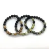 Sn1200 Nya Mäns Natursten Beaded Armband Energi Lava Afrikansk Turkos Sten Healing Yoga Armband Partihandel