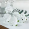 200 PCSlot Artificial Flowers Rose Buds Roses Silk Flower Head Arrangement Wedding Party Decorative Home Wreath Headdres2296811
