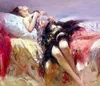 Hoge kwaliteit handgeschilderd klassieke kunst olieverfschilderij op canvas museum kwaliteit impressionistische kunst vrouw