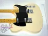 Custom Shop Cream Double Neck Gitara Elektryczna Maple Fingerboard Darmowa Wysyłka