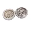 Tobacco Smoking Herb Grinders Three Layers Aluminium Grinder 100% Metal dia 2inches have high quality - Engraved Custom Skeleton Cig