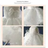 Edles weißes Chiffon-Taufkleid für Neugeborene, Mädchen, große Schleife, Prinzessin Tutu, Geburtstagskleider für Hochzeit248z