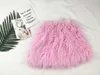 Autumn Winter Pink fur tassels Girls Skirts children clothes Fashion Toddler shorts baby Pencil Kids Clothing A1067