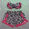 12color bébé flore léopard flore pompons shorts bandeau d'été filles Floral Pom Pom shorts filles shorts bébé shorts aztec pom pom