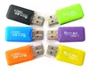 Leitores de cartões universais premium estáveis TF T-Flash Micro Secure Digital Memory Card Nice Mini USB 2.0 Memory Card Reader Adapter TransFlash