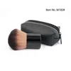 Kabuki 182 Rouge Foundation Blush Brush + Läderväska Tech Brand Cosmetic