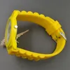 Montres décontractées pour hommes et femmes, unisexe, Style Crocodile, cadran, bracelet en Silicone, analogique, Quartz, 230z