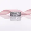 Nieuw Arrivel 2017 Herfst Collectie S925 Sterling Silmavish Sparkle Ring met Cubic Zirconia Fit Pak Dames Pandora Sieraden 196313CZ Ring