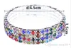 2015 nouveaux bracelets 4 rangées multi couleur strass cristal Stretch Bracelet Tennis Bracelets livraison gratuite