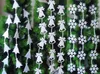 15 pcs 0.6 Metros 3D Floco De Neve / Sino / Pingente De Árvore Gota Ornaments Ornamento Strap Garland Árvore De Natal Decoração Do Local Do Feriado