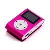 Mini Clip Metal MP3 Player, LCD ekranlı/Li-ion şarjlı pil Desteği 32GB Micro SD TF Kart Yuvası Dijital mp3 müzik çalar R-831