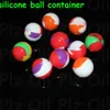 boxes 100Pcs Lot Silicone Ball Container Nonsolid Pure Color Non-stick For Wax Bho Oil Vaporizer Silicon Jars Dab